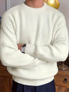 Men's Ribbed Crew Neck Jumper