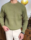 Men's Ribbed Crew Neck Jumper
