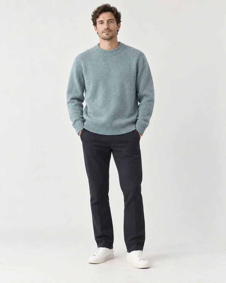 Men's Ribbed Crewneck Sweater