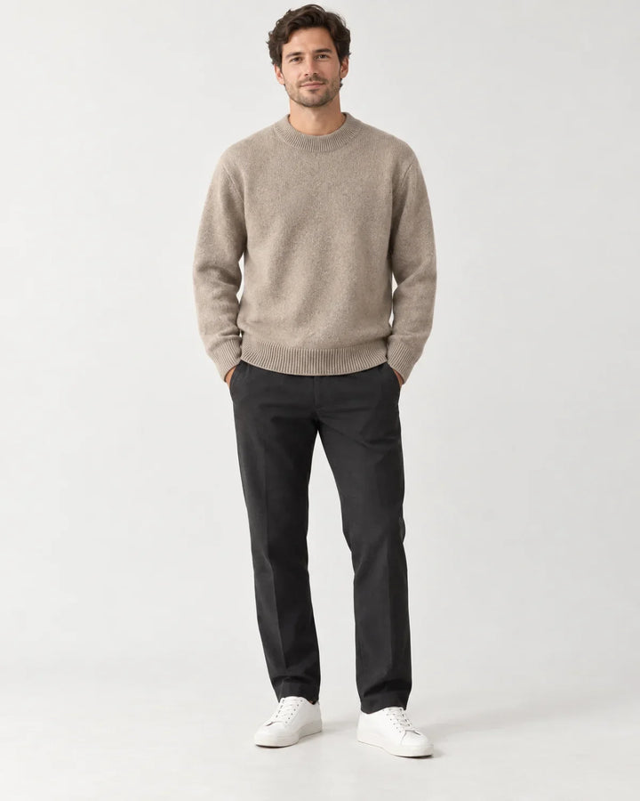 Men's Ribbed Crewneck Sweater