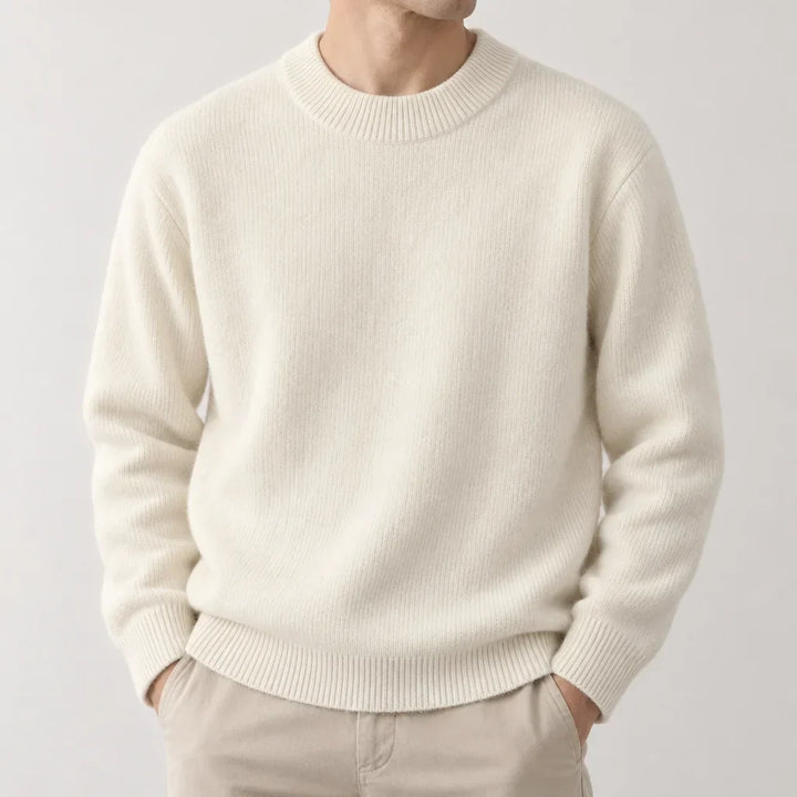 Men's Ribbed Crewneck Sweater
