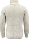 Men's Ribbed Knit Turtleneck Sweater