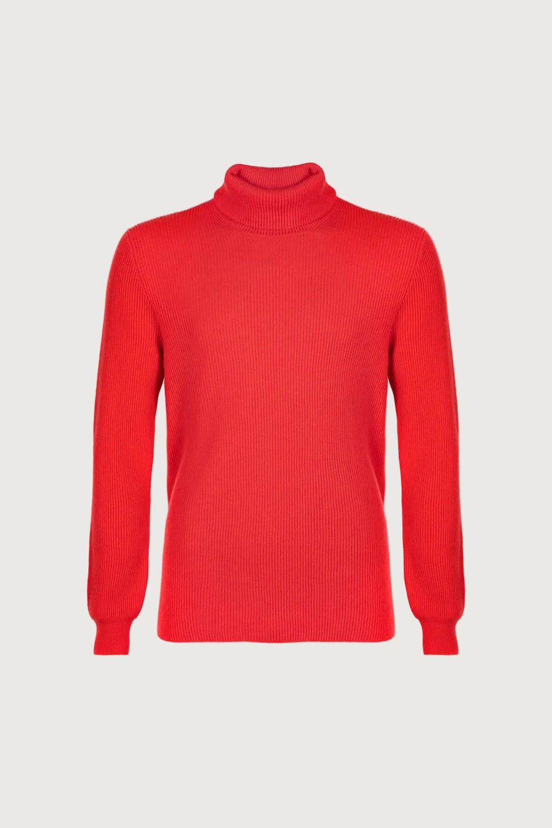 Men's Ribbed Roll Neck Jumper