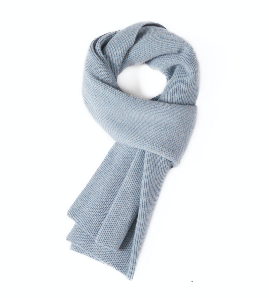 Men's Wool Ribbed Scarf