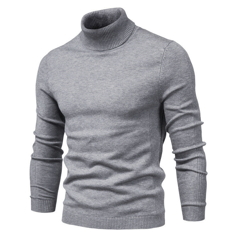 Men's Ribbed Turtleneck Jumper