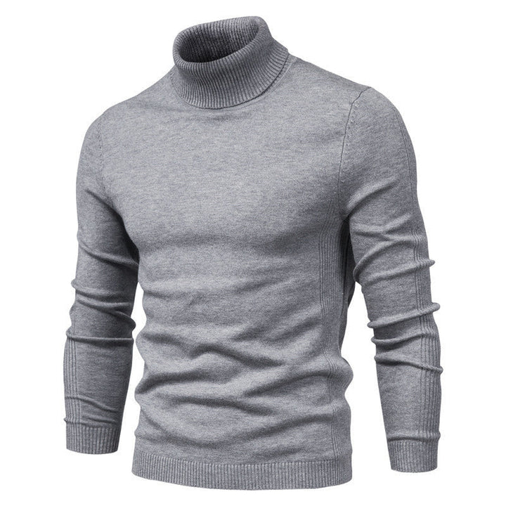 Men's Ribbed Turtleneck Jumper