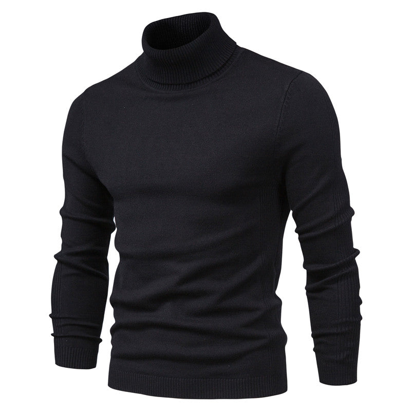Men's Ribbed Turtleneck Jumper