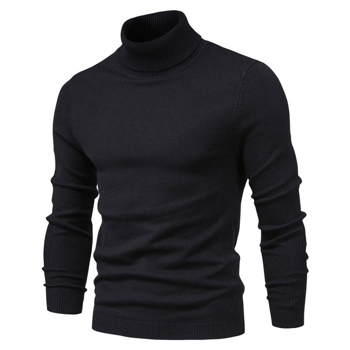 Men's Ribbed Turtleneck Jumper