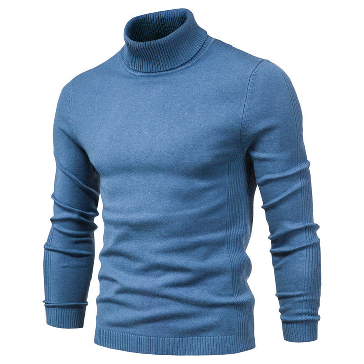 Men's Ribbed Turtleneck Jumper