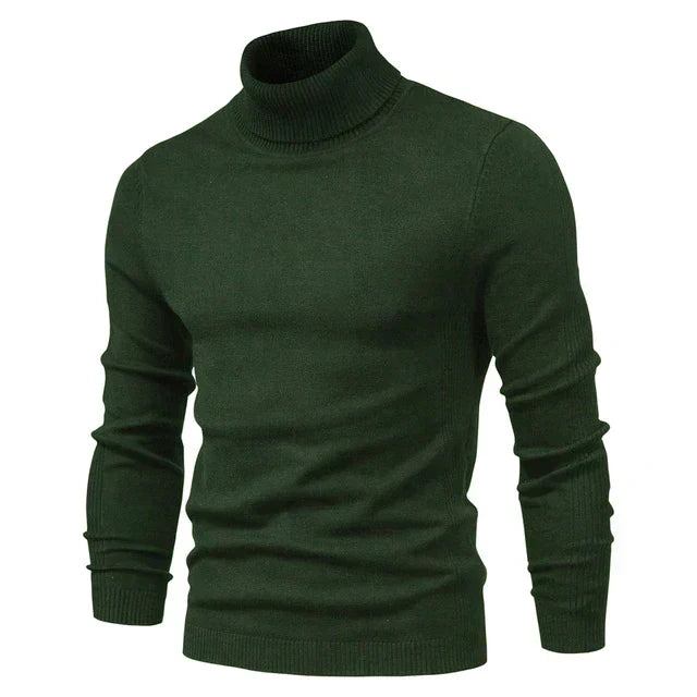 Men's Ribbed Turtleneck Jumper