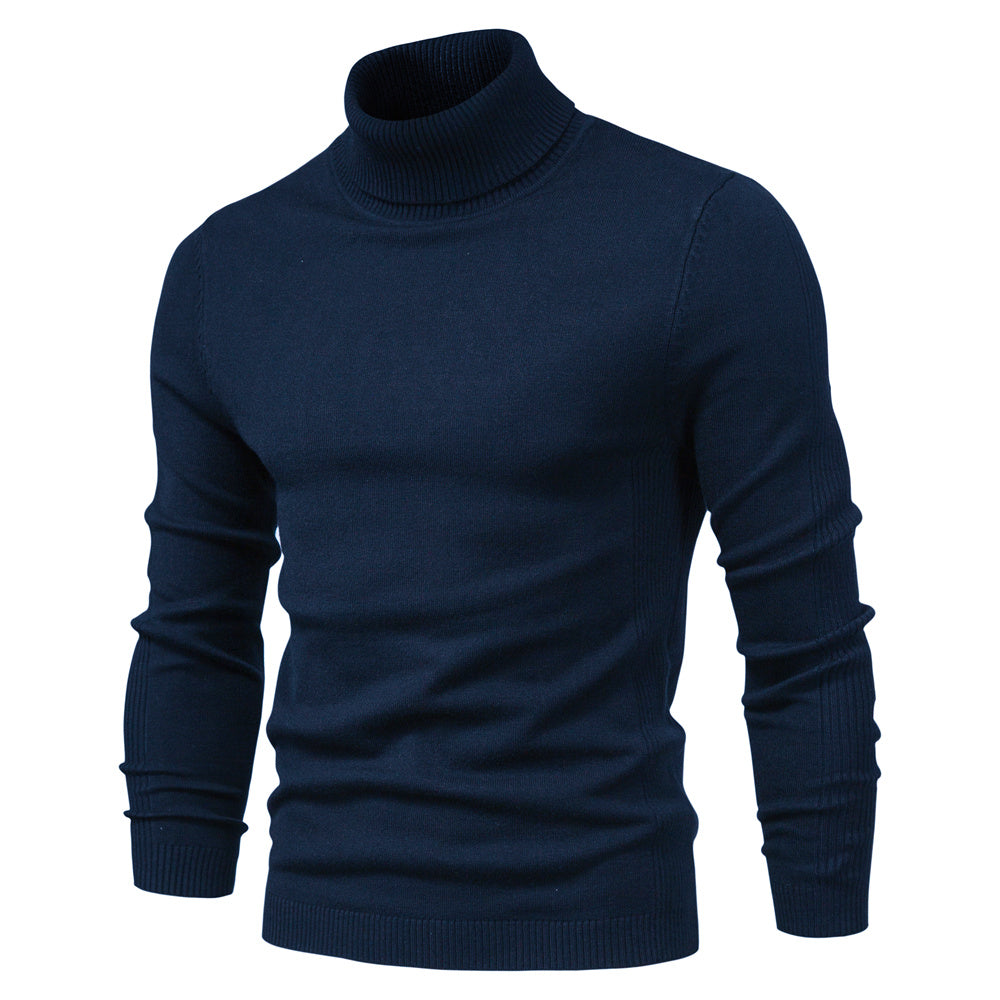 Men's Ribbed Turtleneck Jumper