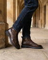Men's Round-Toe Lace-Up Boots
