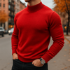 Men's Wool Semi-Turtleneck Sweater