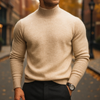Men's Wool Semi-Turtleneck Sweater