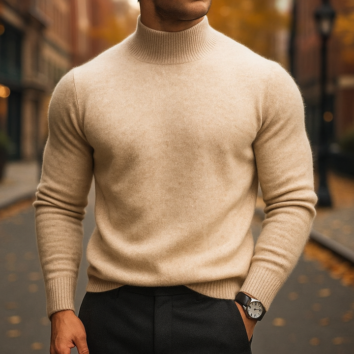 Men's Semi-Turtleneck Sweater