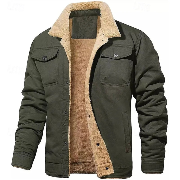 Men's Sherpa Collar Trucker Jacket