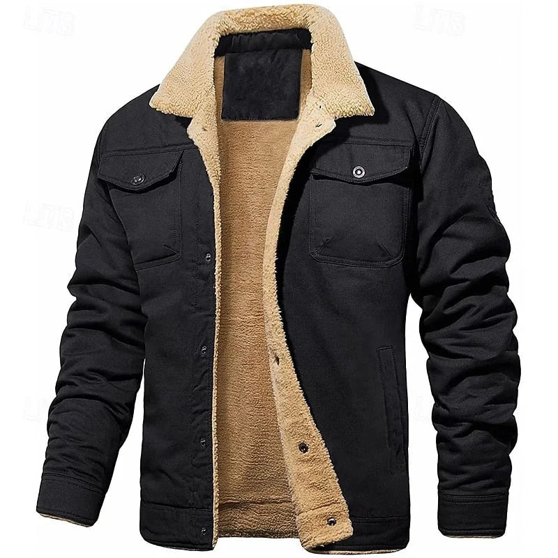 Men's Sherpa Collar Trucker Jacket