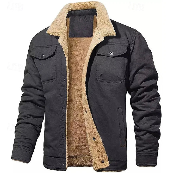 Men's Sherpa Collar Trucker Jacket