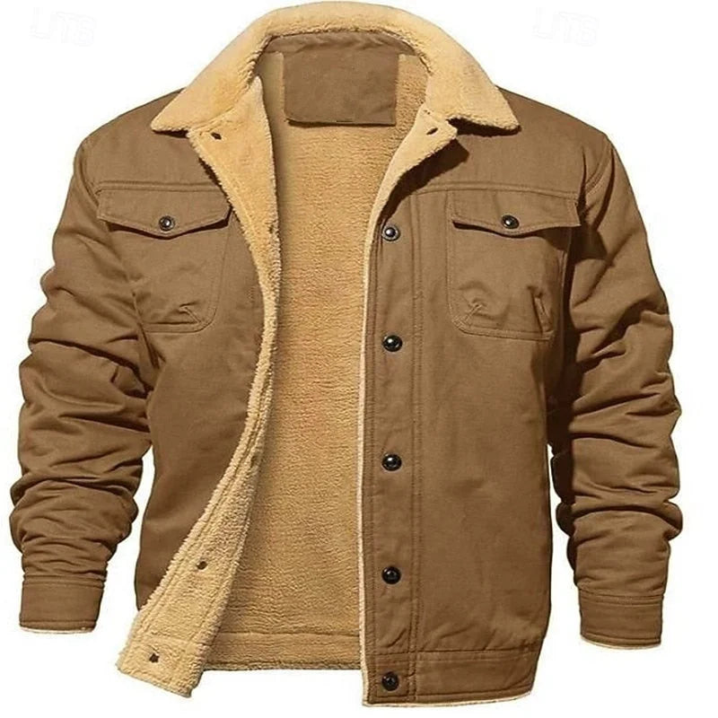 Men's Sherpa Collar Trucker Jacket