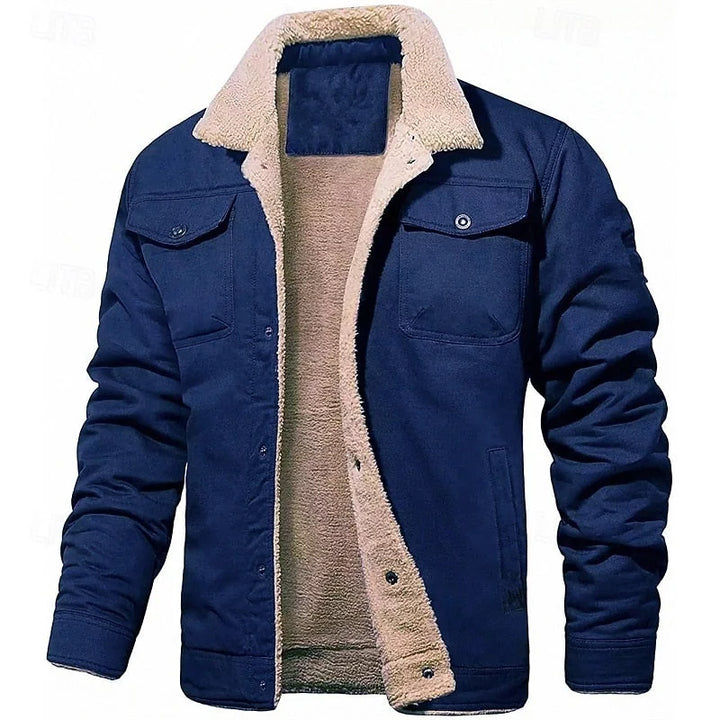 Men's Sherpa Collar Trucker Jacket