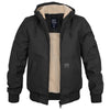 Men's Sherpa-Lined Hooded Winter Parka