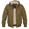 Men's Sherpa-Lined Hooded Winter Parka