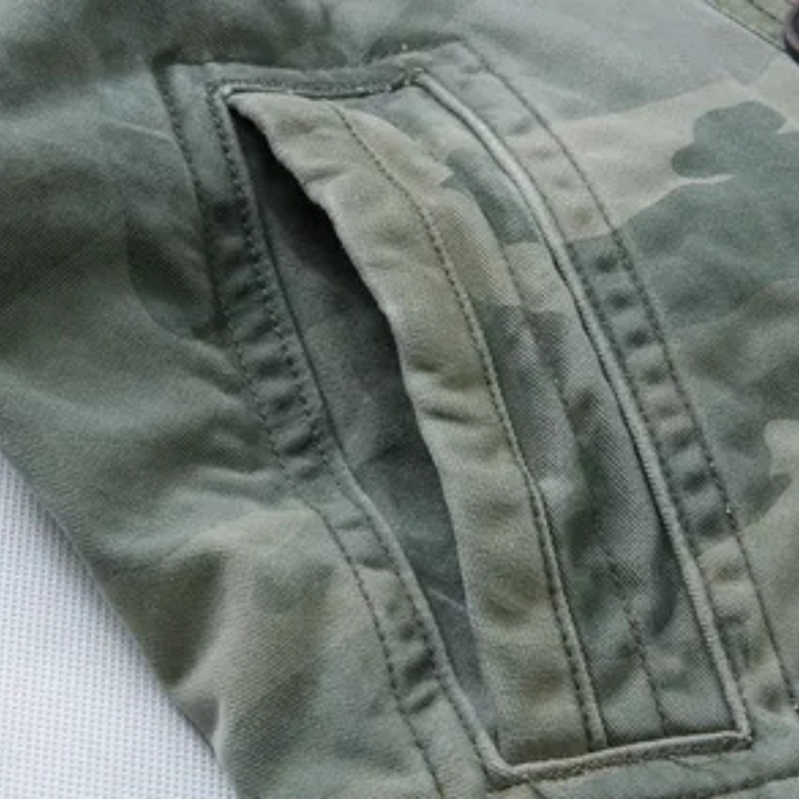 Men's Short Camouflage Military Jacket