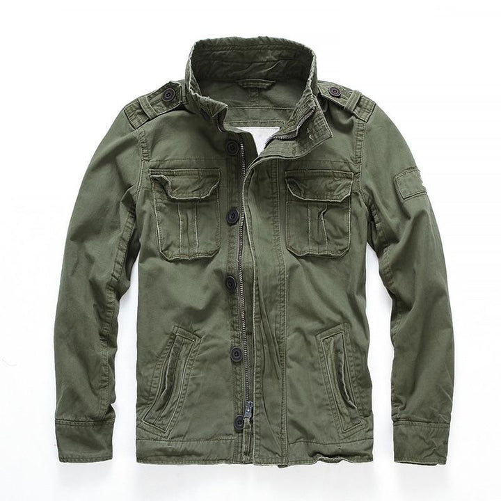 Men's Short Camouflage Military Jacket