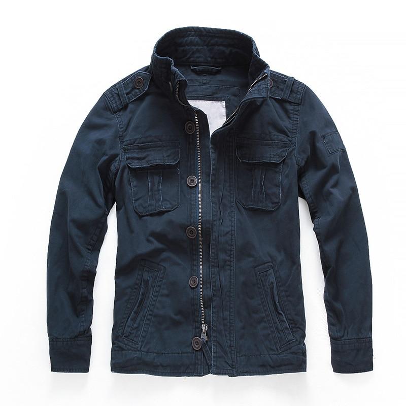 Men's Short Camouflage Military Jacket