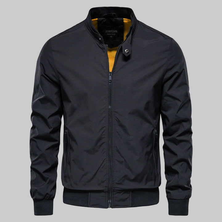 Men's Slim-Fit Bomber Jacket