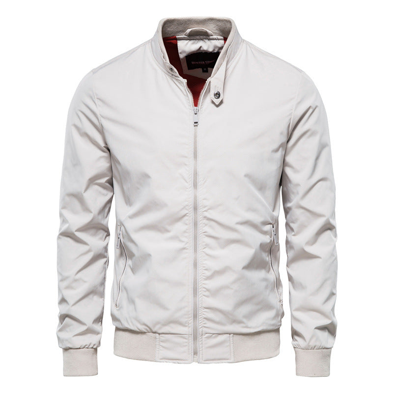 Men's Slim-Fit Bomber Jacket