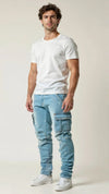 Men's Slim Fit Cargo Jeans