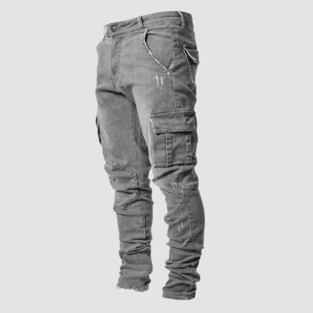 Men's Slim Fit Cargo Jeans