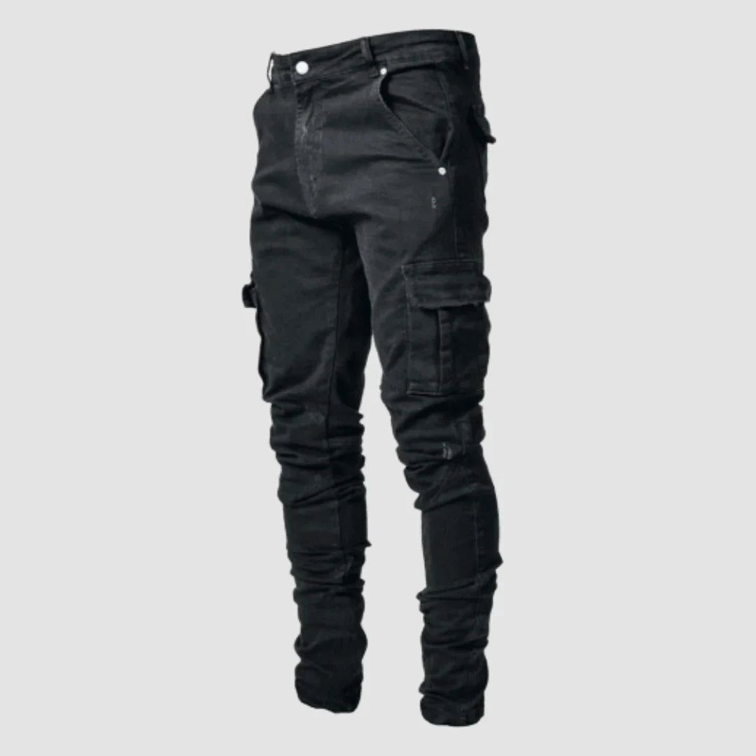 Men's Slim Fit Cargo Jeans