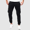 Men's Slim Fit Cargo Trousers with Multiple Pockets