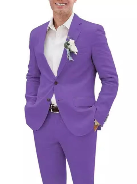 Men's Slim Fit Casual Suit