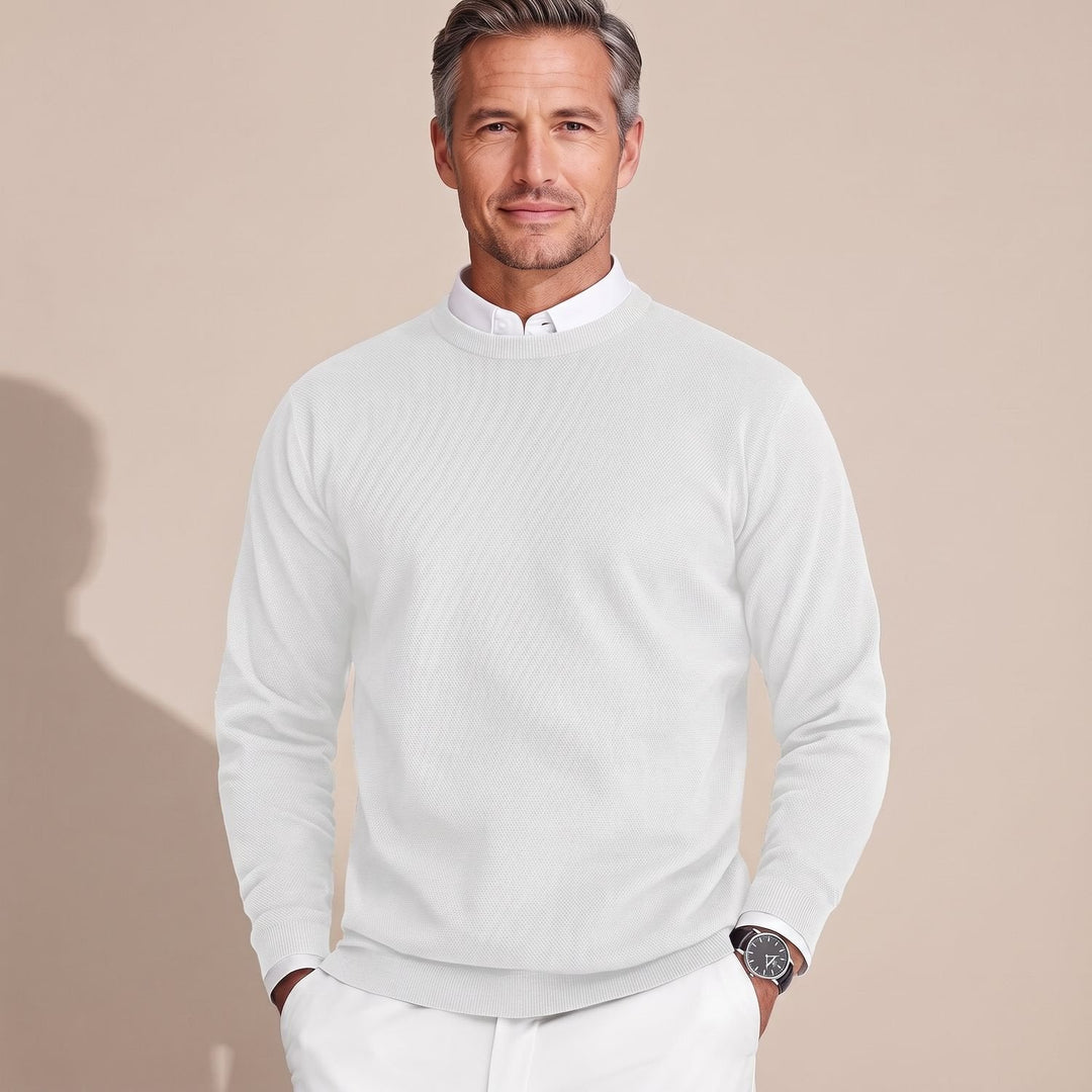 Men's Slim-Fit Crew Neck Sweater