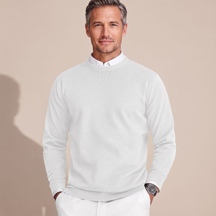 Men's Slim-Fit Crew Neck Sweater