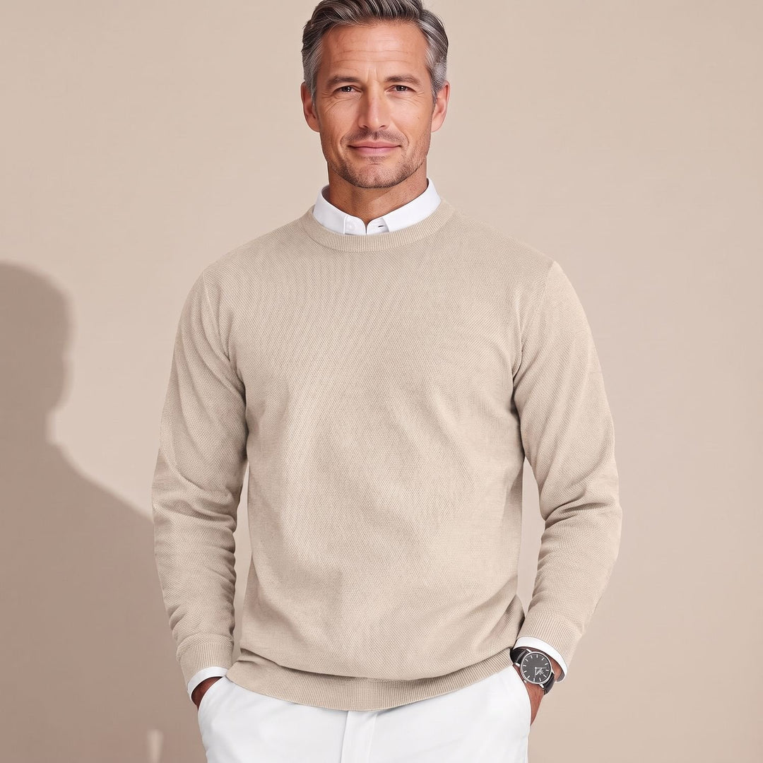 Men's Slim-Fit Crew Neck Sweater