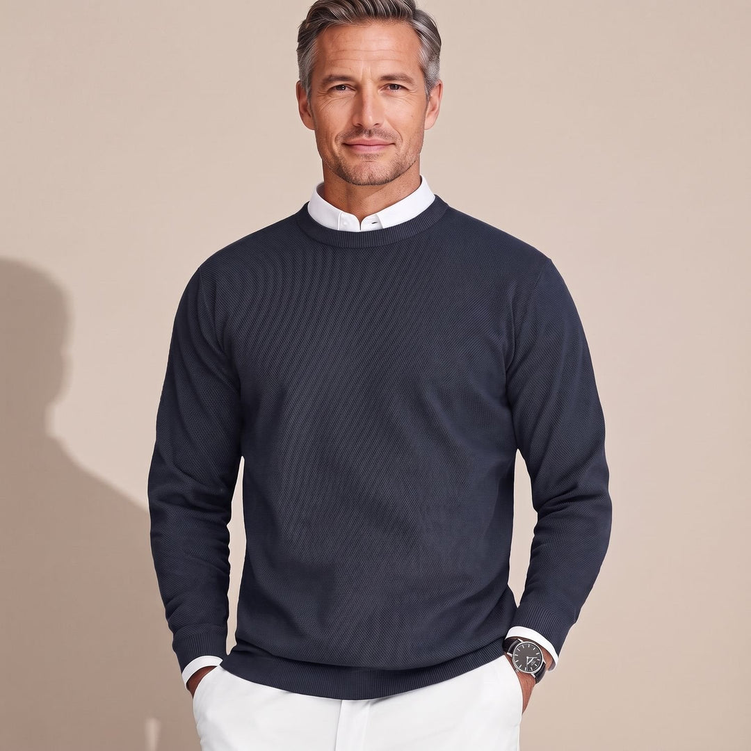 Men's Slim-Fit Crew Neck Sweater