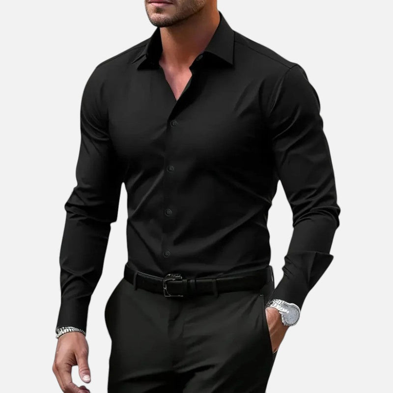 Men's Slim Fit Long-Sleeve Shirt
