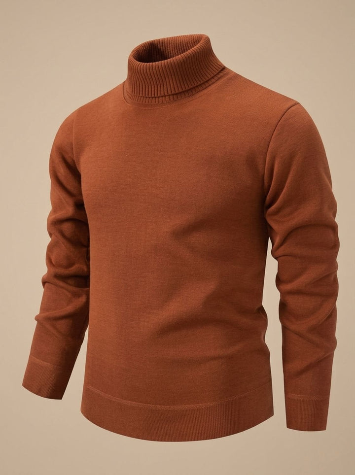 Men's Slim-Fit Ribbed Turtleneck Sweater