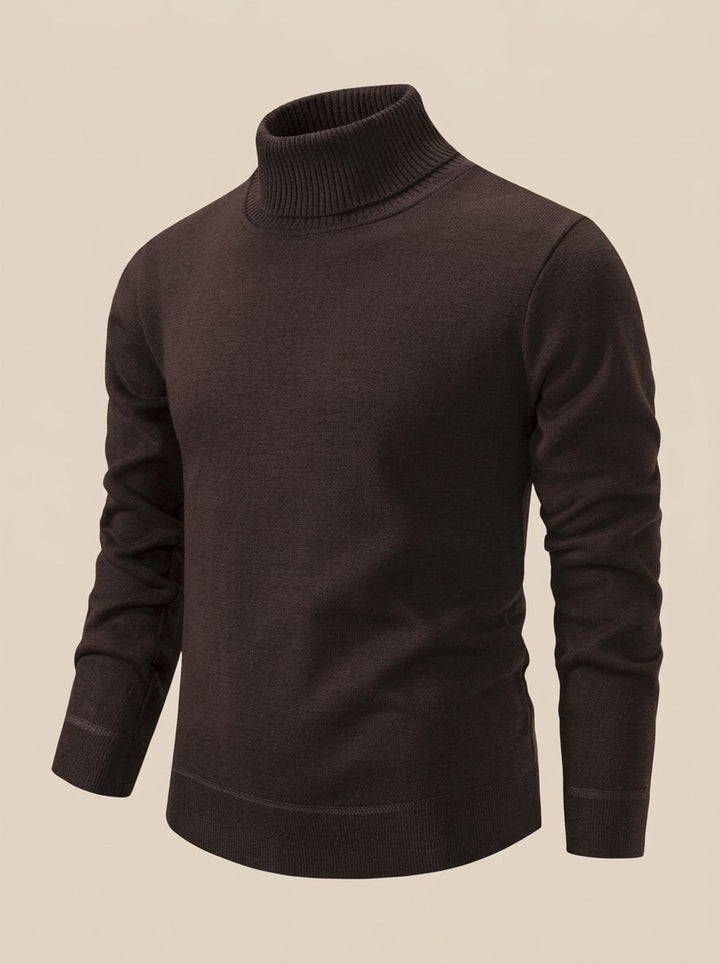 Men's Slim-Fit Ribbed Turtleneck Sweater