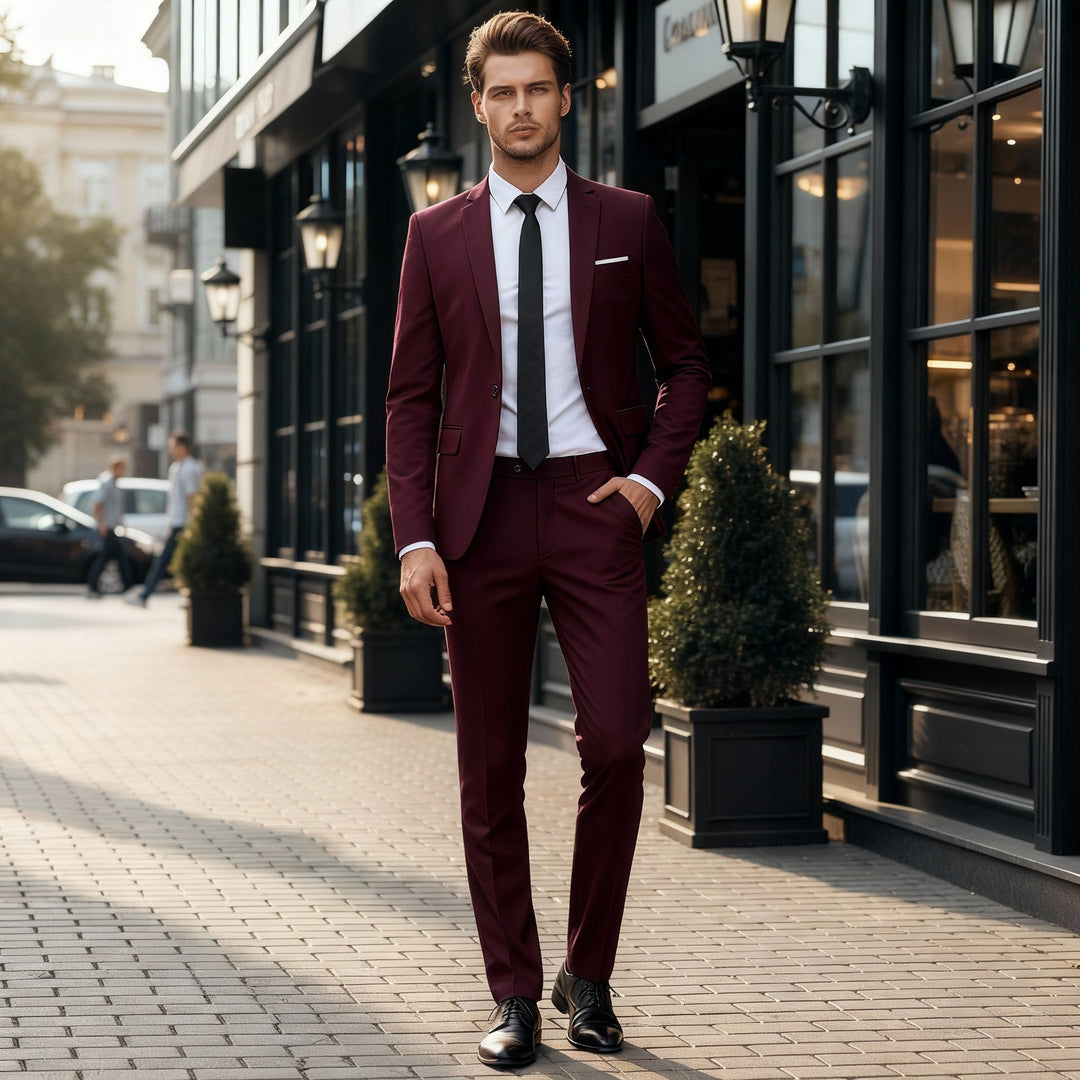 Men's Slim Fit Tailored Suit