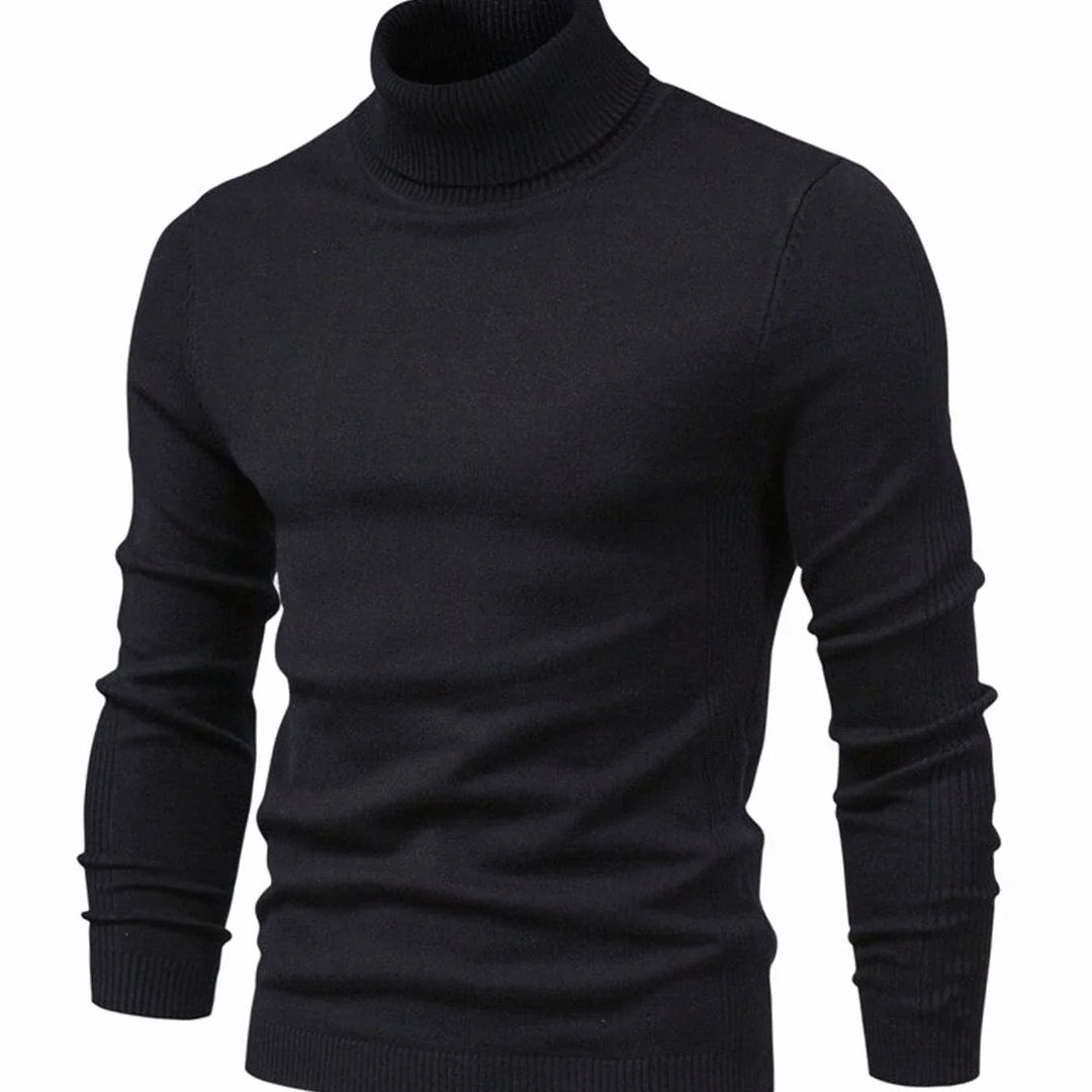 Men's Slim-Fit Turtleneck Jumper