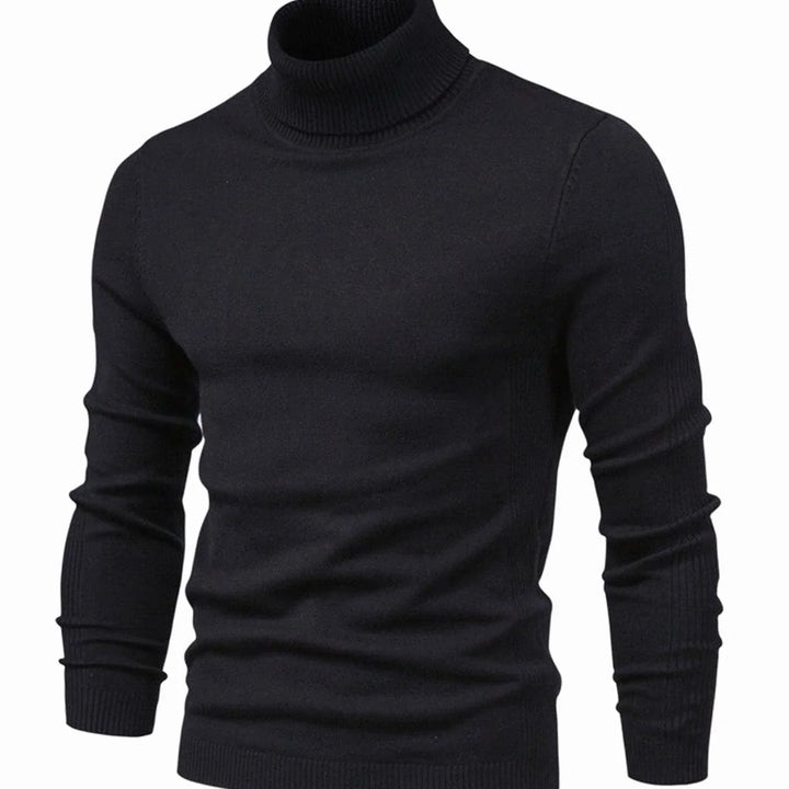 Men's Slim-Fit Turtleneck Jumper