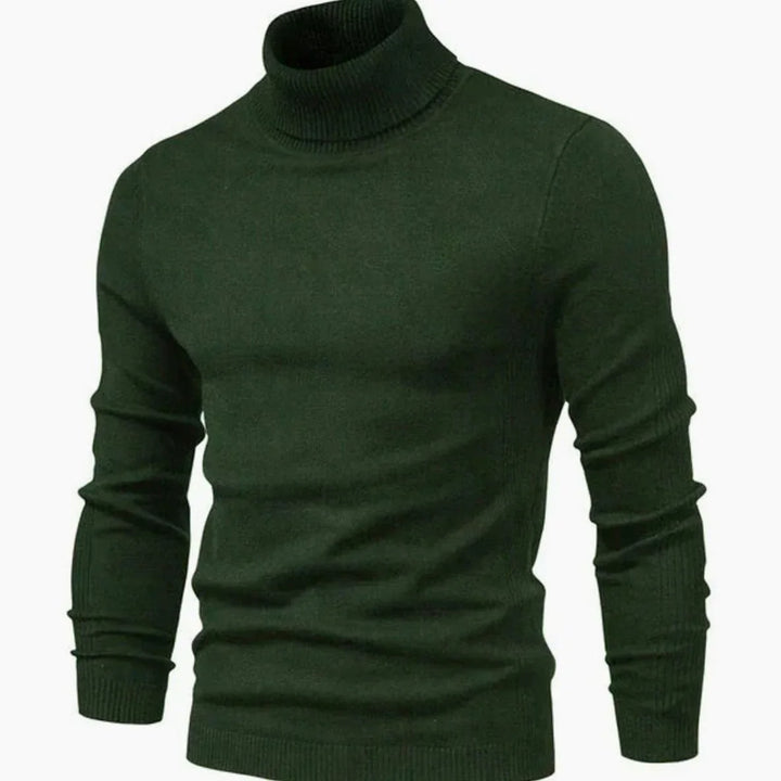 Men's Slim-Fit Turtleneck Jumper