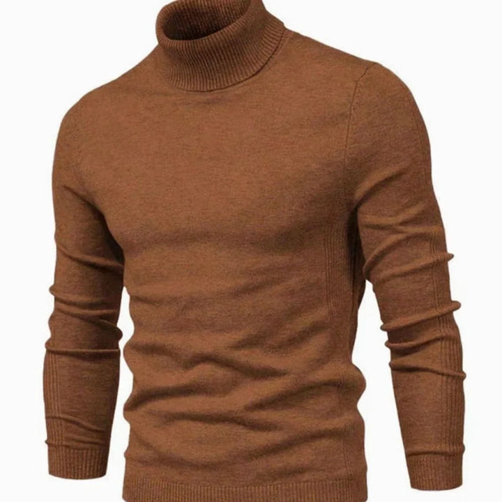 Men's Slim-Fit Turtleneck Jumper