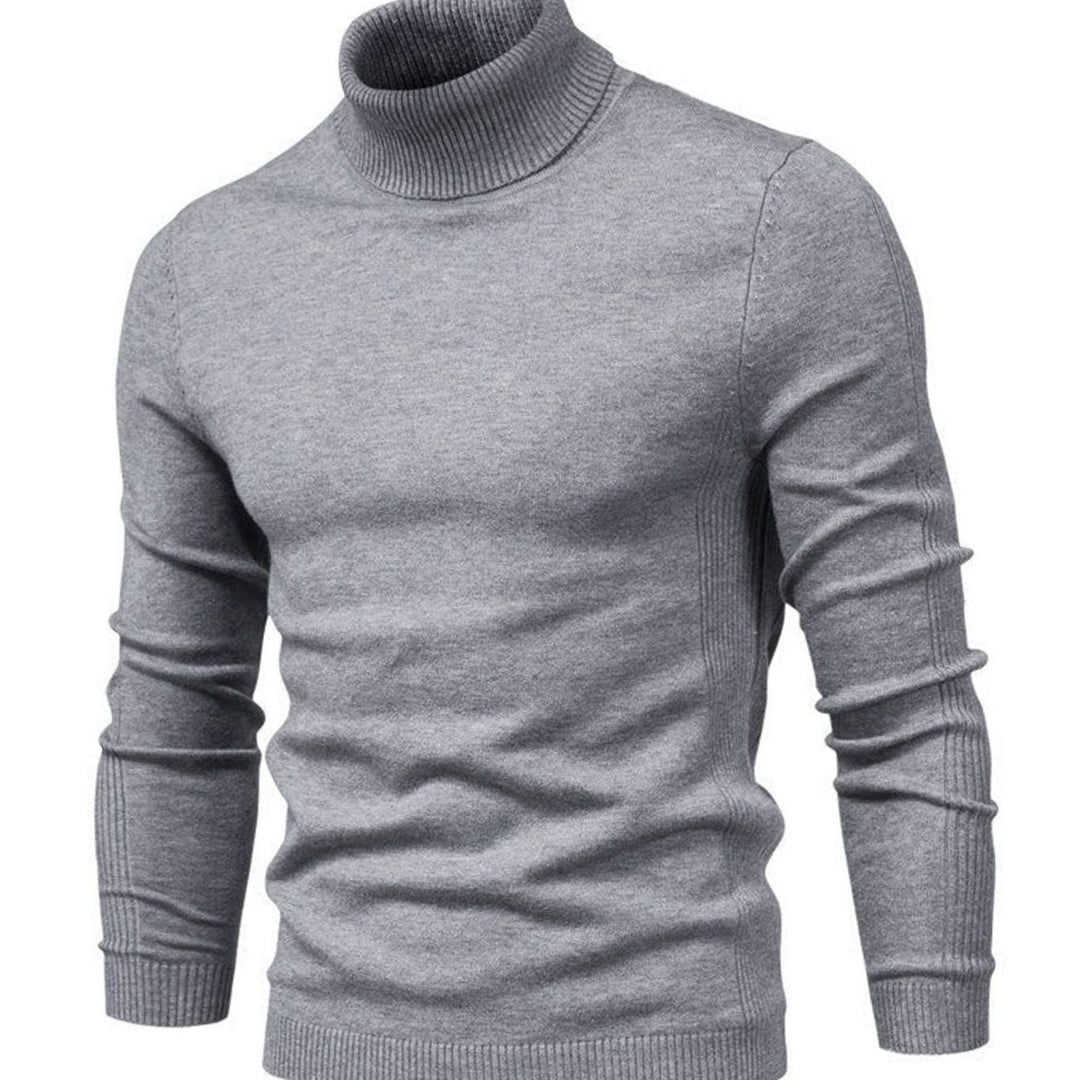 Men's Slim-Fit Turtleneck Knit Sweater