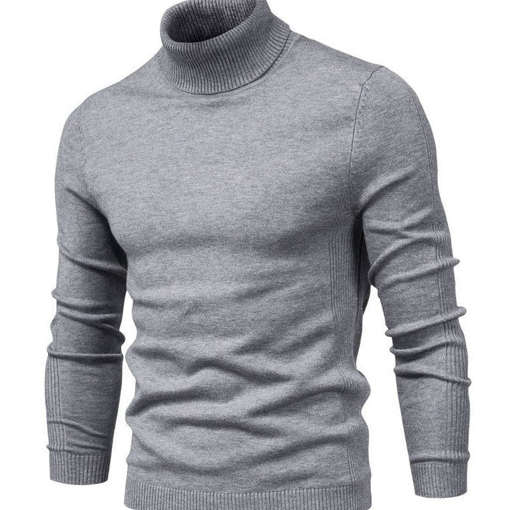 Men's Slim-Fit Turtleneck Knit Sweater